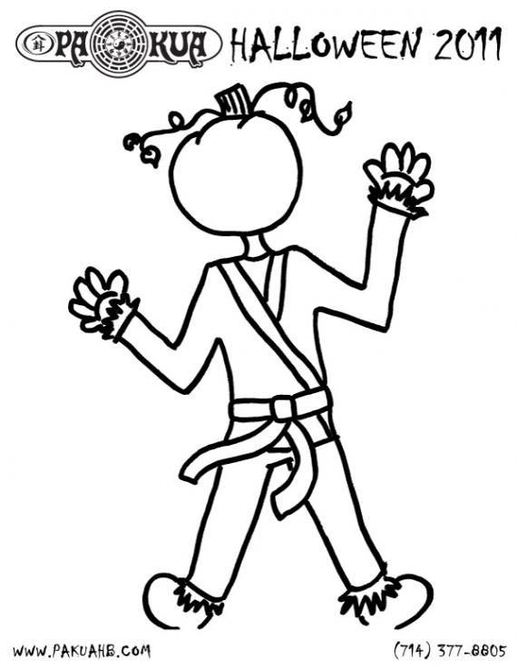 PaKua Halloween Coloring Contest